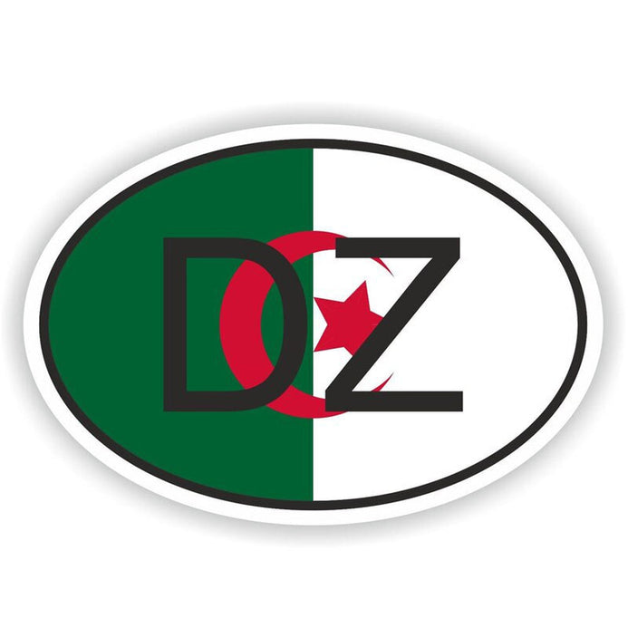 Adesivo bandiera Algeria per auto