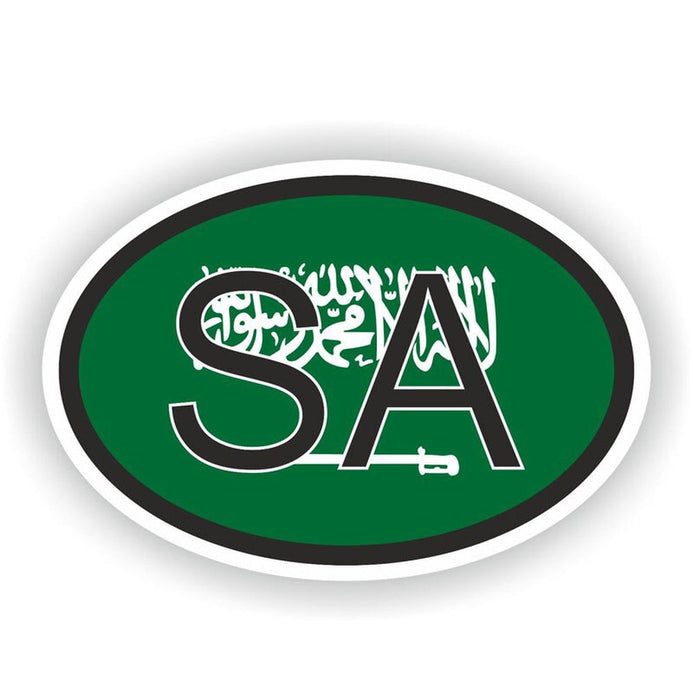 Adesivo bandiera Arabia Saudita per auto