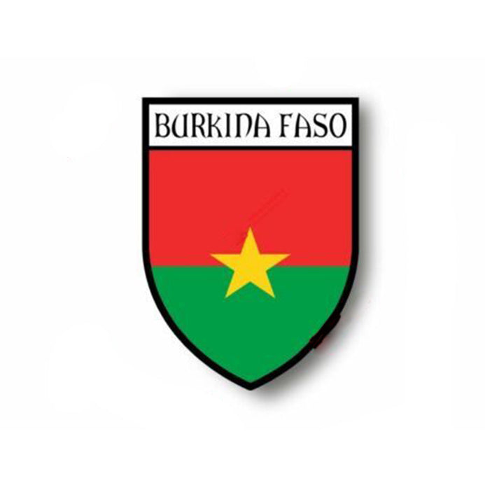 Adesivo bandiera Burkina Faso per auto