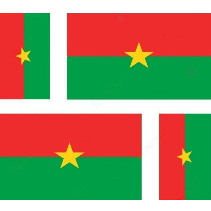 Adesivo bandiera Burkina Faso