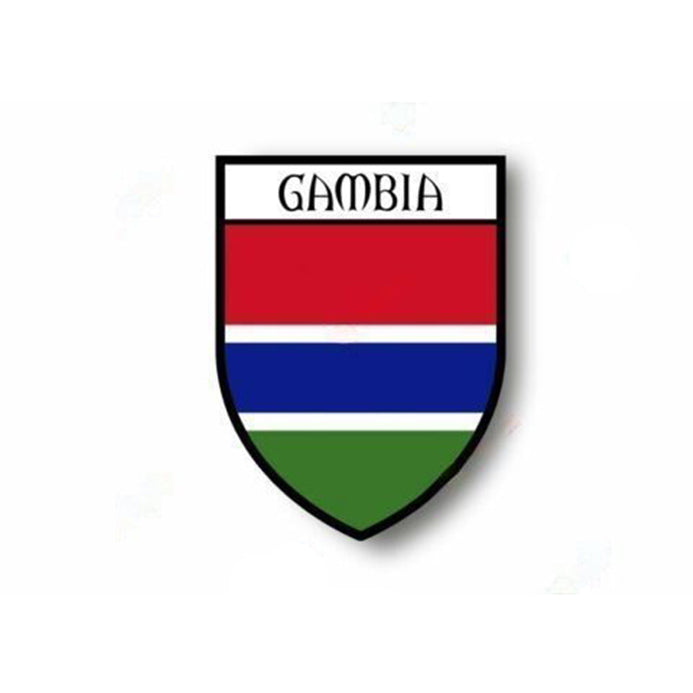 Adesivo bandiera Gambia per auto