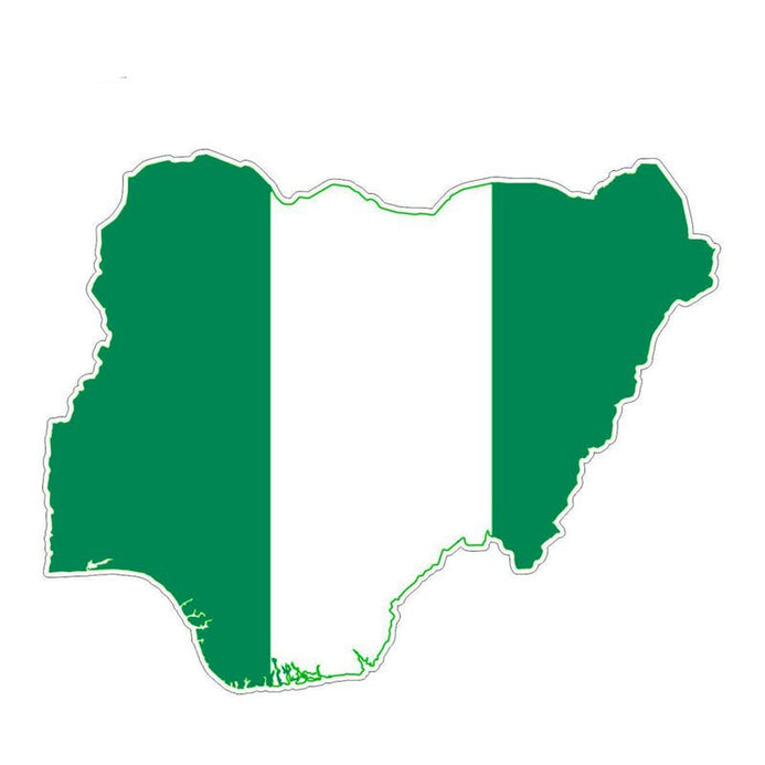 Adesivo bandiera Nigeria