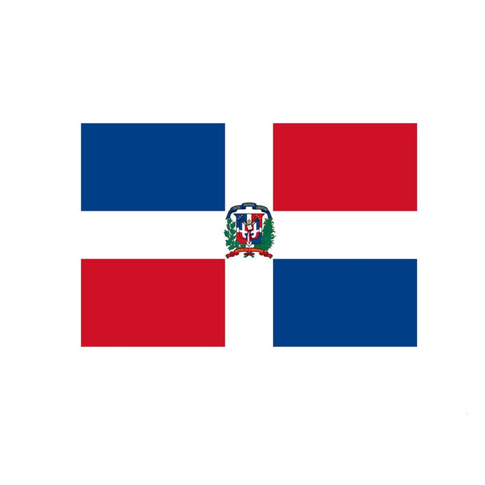 Adesivo bandiera Repubblica Dominicana