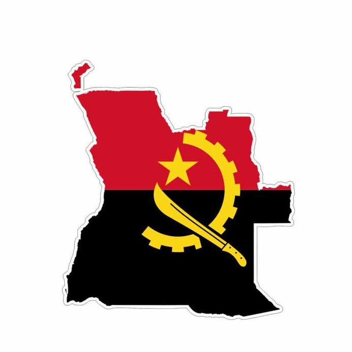 Adesivo carta Angola