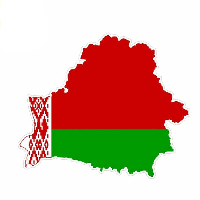 Adesivo carta Bielorussia