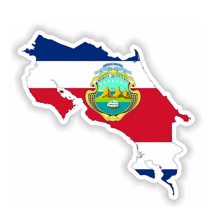 Adesivo carta Costa Rica