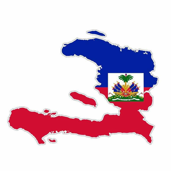 Adesivo carta Haiti