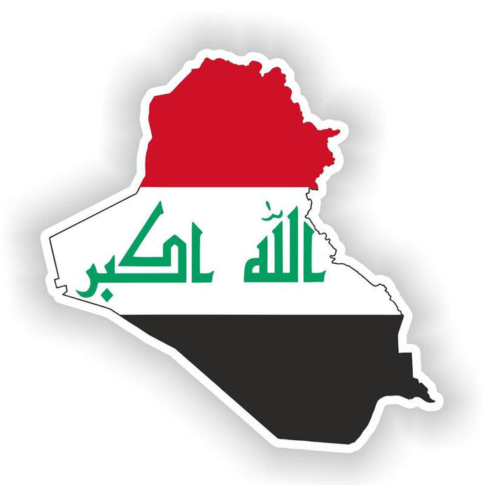 Adesivo carta Iraq