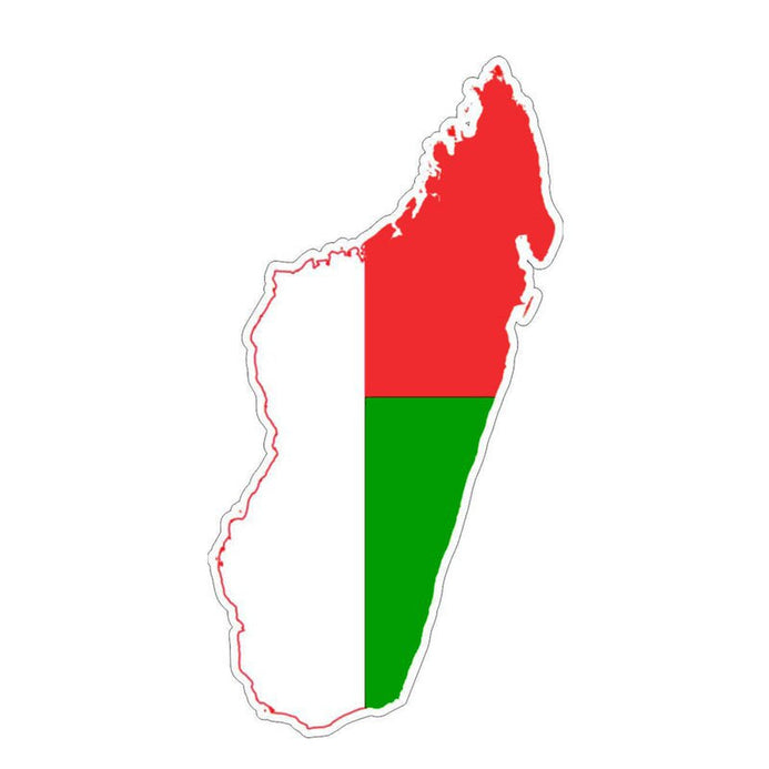 Adesivo carta Madagascar