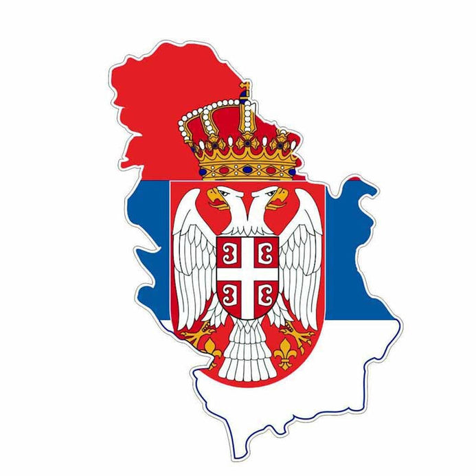 Adesivo carta Serbia
