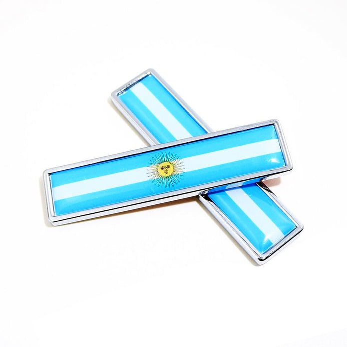 Adesivo metallo bandiera Argentina