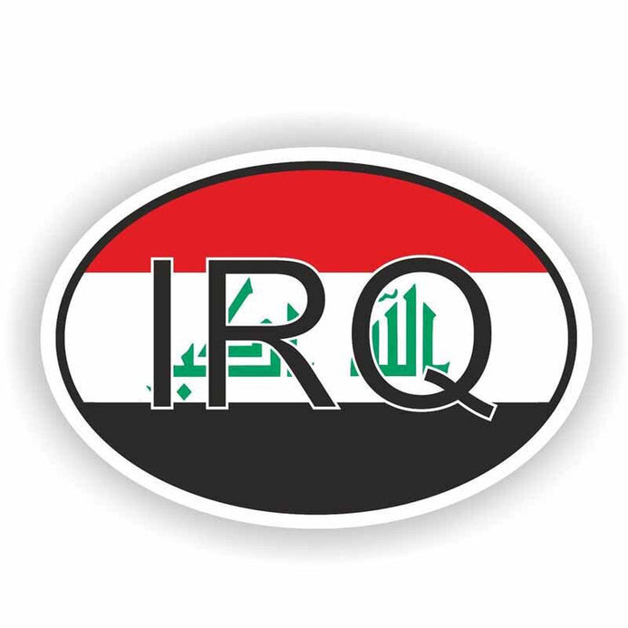 Adesivo per auto bandiera Iraq