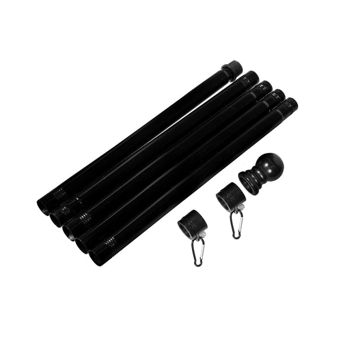 Asta per bandiera standard nera