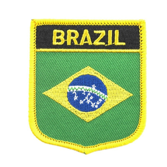 Badge bandiera Brasile
