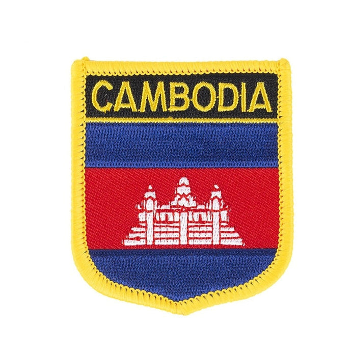 Badge bandiera Cambogia