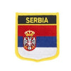 Badge bandiera Serbia