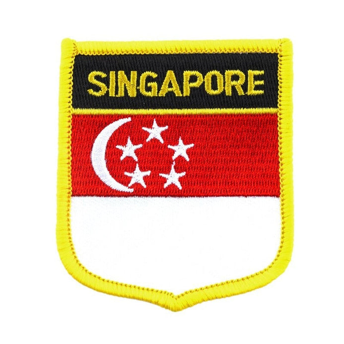 Badge bandiera Singapore