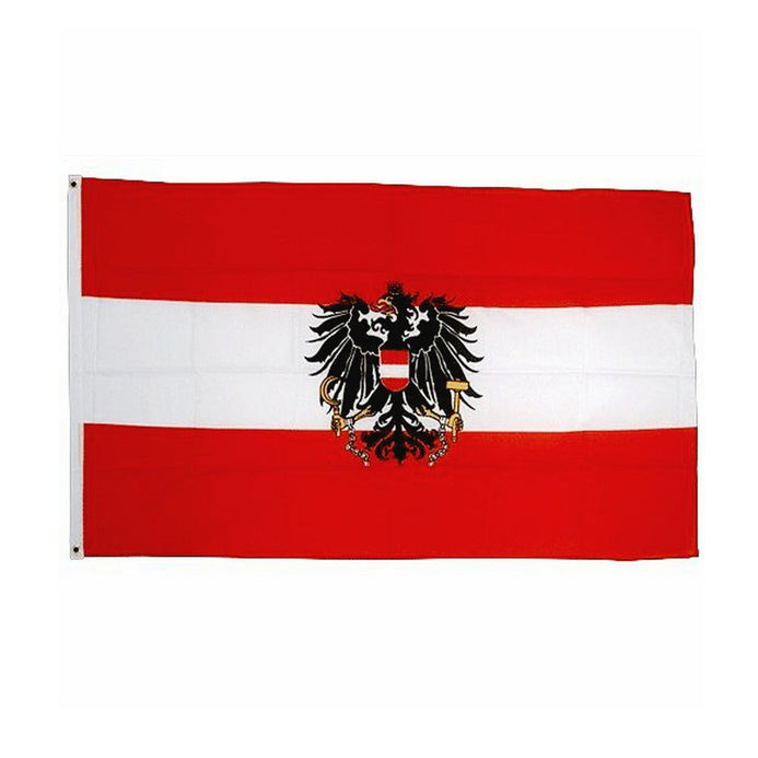 Bandiera Austria con aquila esterno