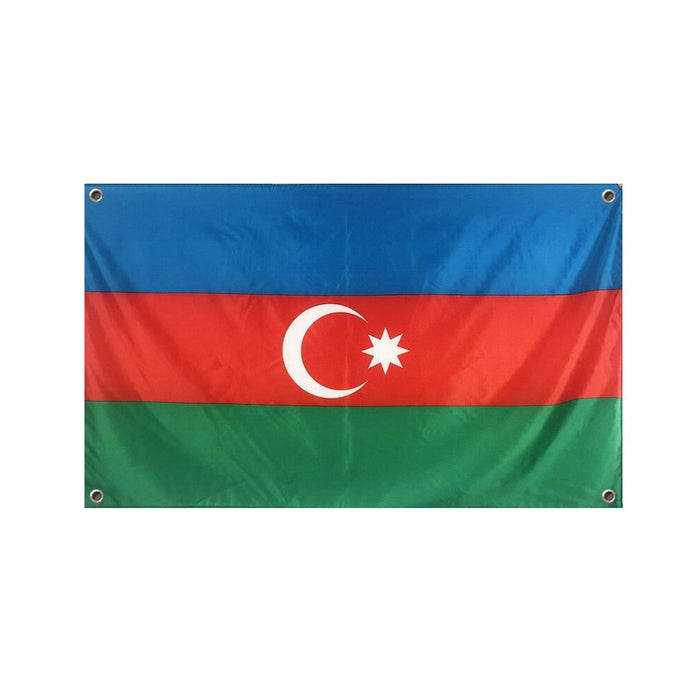 Bandiera Azerbaigian 4 occhielli