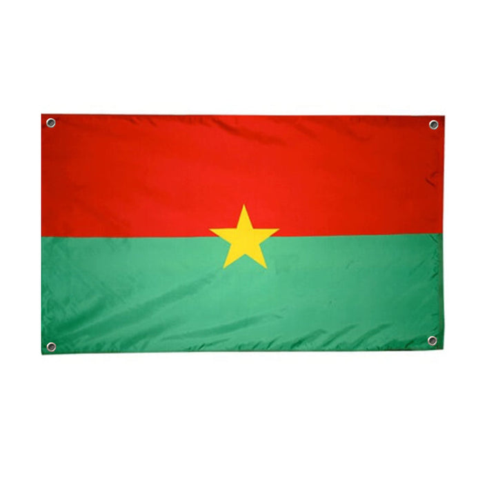 Bandiera Burkina Faso 4 occhielli