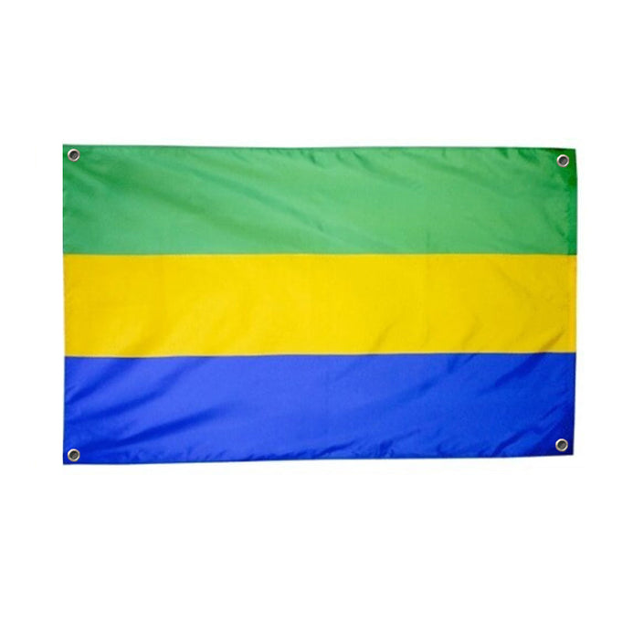 Bandiera Gabon 4 occhielli