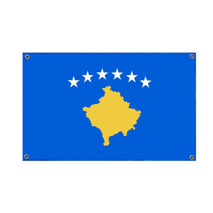 Bandiera Kosovo 4 occhielli