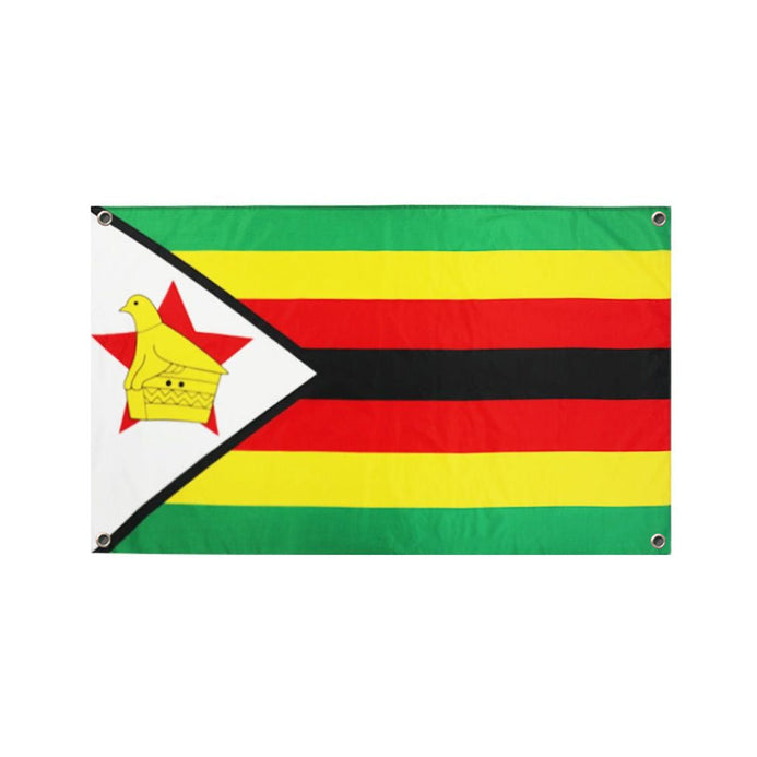 Bandiera Zimbabwe 4 occhielli