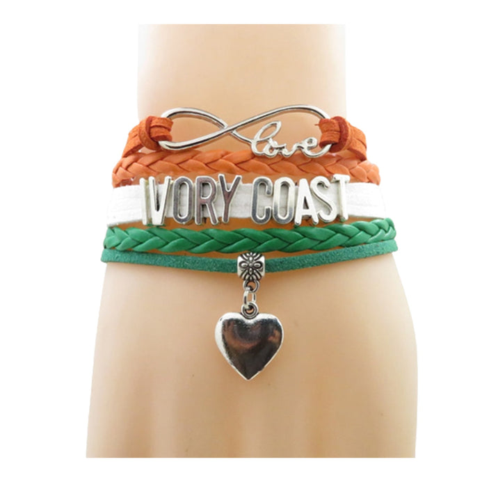 Braccialetto amore Costa d'Avorio