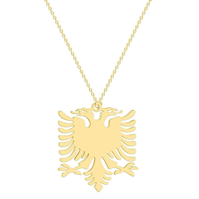 Collana aquila Albania colore oro