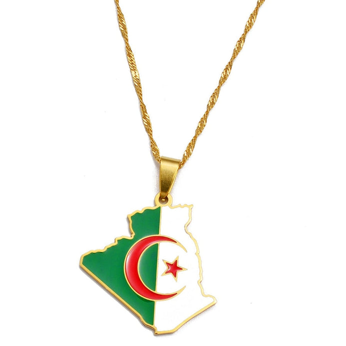 Collana bandiera Algeria