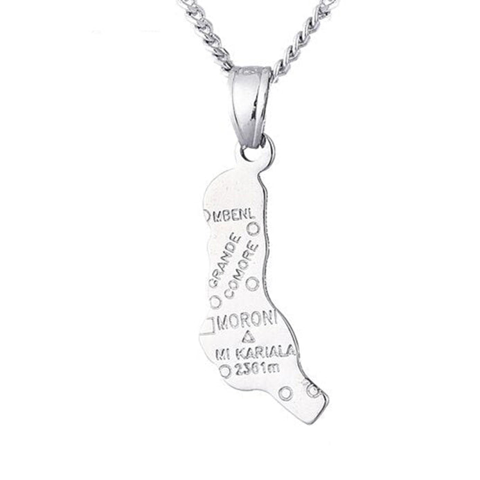 Collana carta Comore colore argento