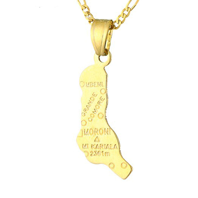 Collana carta Comore colore oro