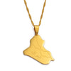 Collana carta Iraq colore oro