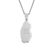 Collana carta Qatar colore argento