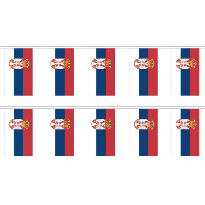 Ghirlanda bandiera Serbia