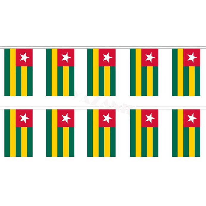 Ghirlanda bandiera Togo
