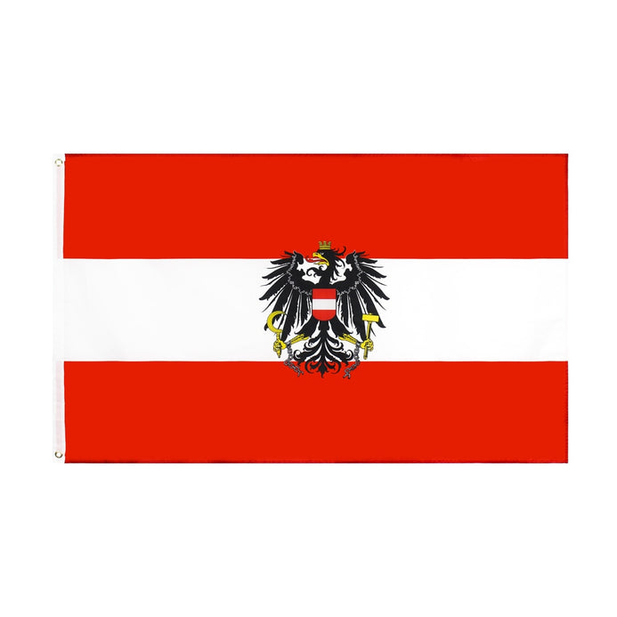 Grande bandiera Austria con aquila