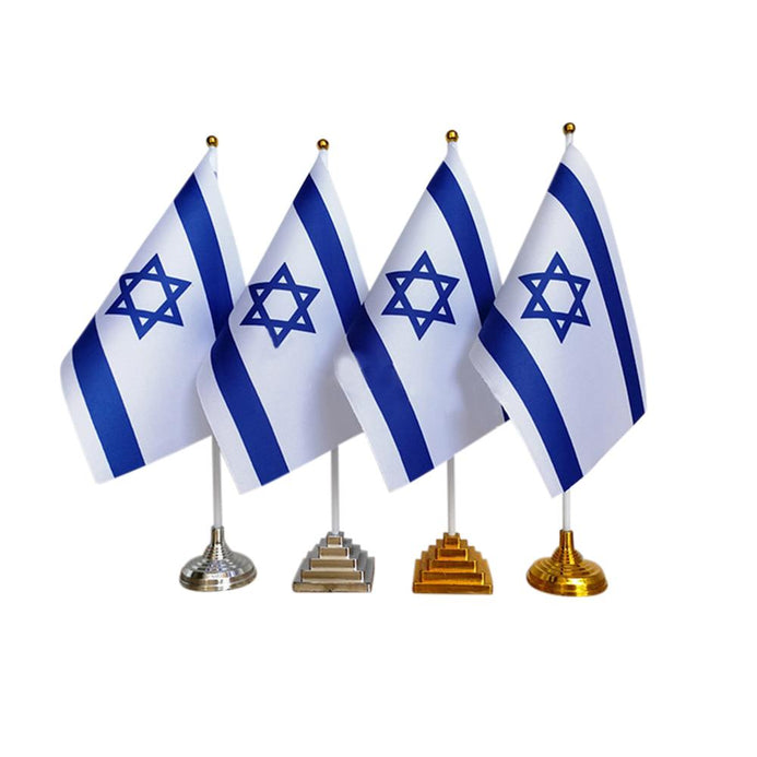 Lotto bandiere Israele da tavolo