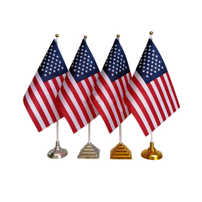 Lotto bandiere Stati Uniti da tavolo