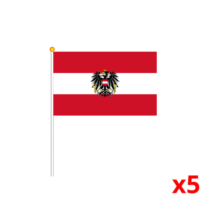 Mini bandiera Austria con aquila