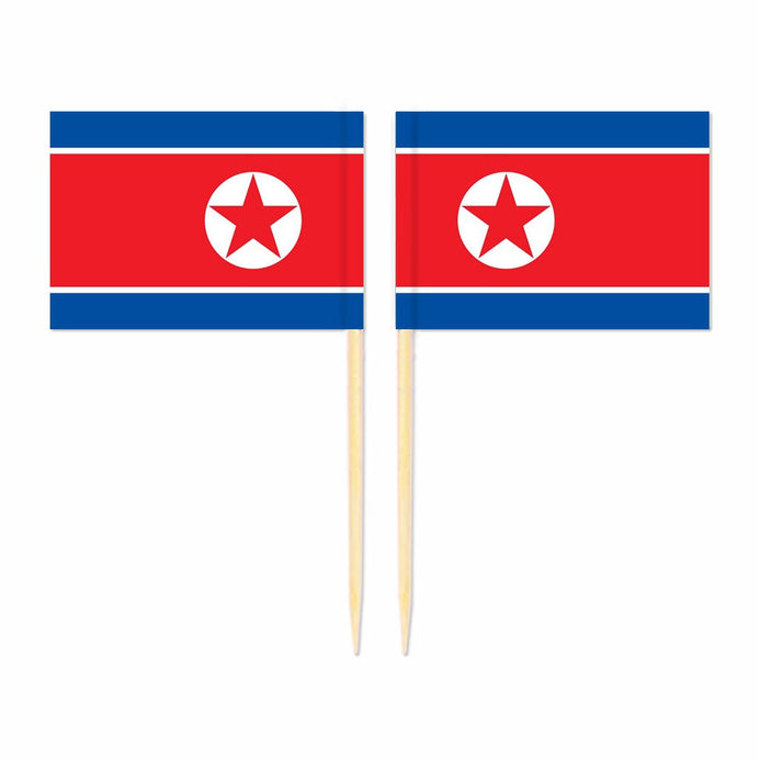 Mini plettri bandiera Corea del Nord