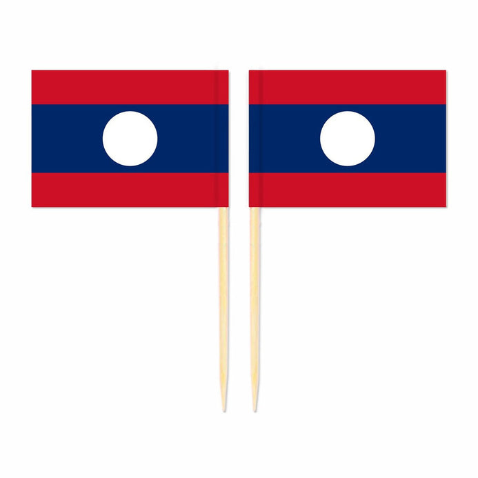 Mini plettri bandiera Laos