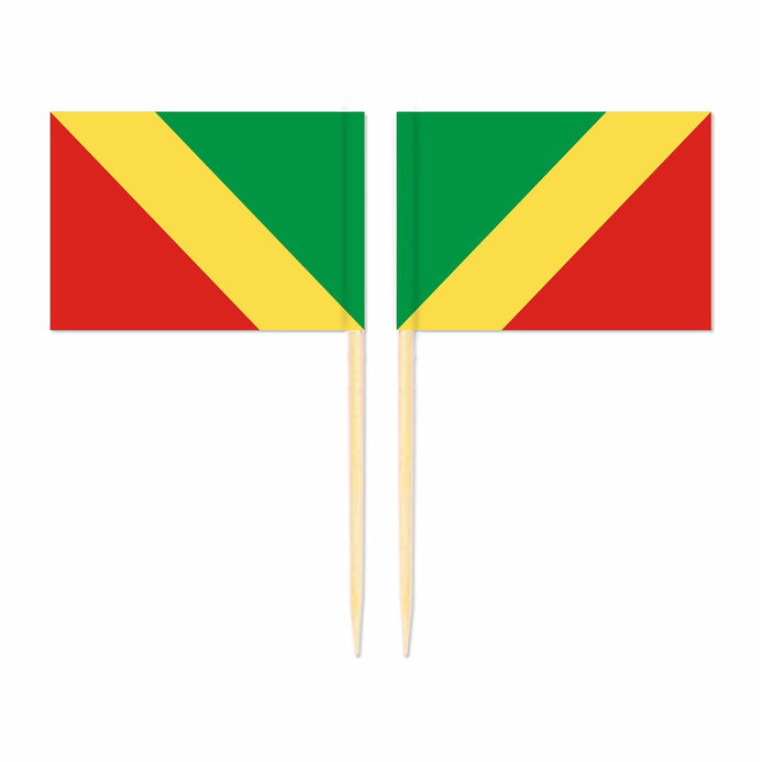 Mini plettri bandiera Repubblica del Congo