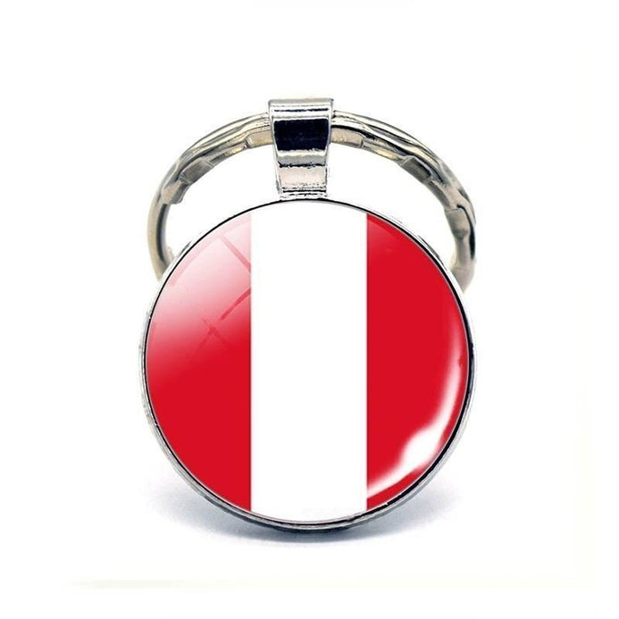 Portachiavi bandiera Perù