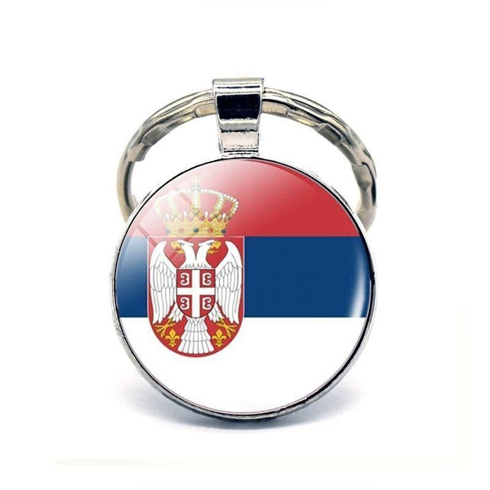 Portachiavi bandiera Serbia
