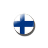 Spilla bandiera Finlandia rotonda