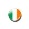Spilla bandiera Irlanda rotonda