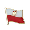 Spilla bandiera Polonia con aquila
