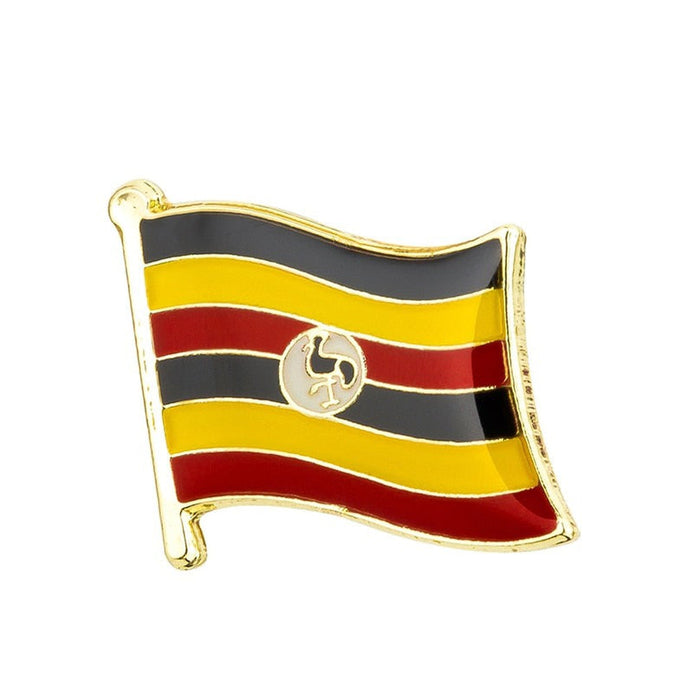 Spilla bandiera Uganda