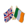 Spilla bandiere incrociate Regno Unito & Irlanda